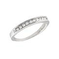 14K White Gold .50 CTW Diamond Anniversary Band