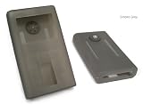 Creative Zen Sleek Photo FlexiSkin - The Soft Low-Profile Case (Smoke Grey (with clip))