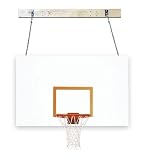First Team SuperMount 46 Magnum Wall-Mounted Basketball Hoop with 72 Inch Steel Backboard