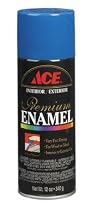 KRYLON 17008 PREMIUM SPRAY ENAMEL BRITE BLUE SPRAY 12 OZ.