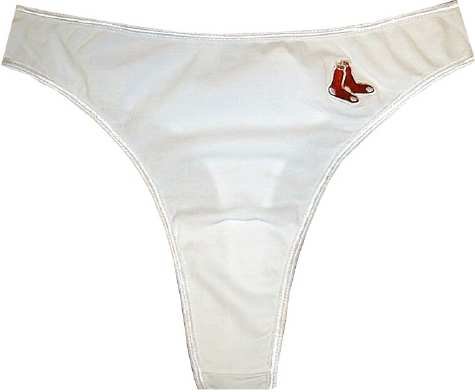 Buy Boston Red Sox white Thong for women