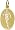 Female Marathon Runner Charm, Gold Plated Silver