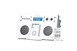 Tivoli iYiYi High-Fidelity AM/FM Stereo System with Alarm Clock and iPod Dock (White/Silver)