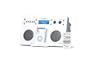 Tivoli iYiYi High-Fidelity AM/FM Stereo System with Alarm Clock and iPod Dock (White/Silver)