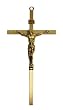 8" Wall Crucifix - Gold Tone - Luxury Gift Box Included