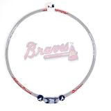 Phiten Atlanta Braves MLB Titanium X30 22 Necklace