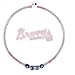Phiten Atlanta Braves MLB Titanium X30 22 Necklace