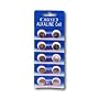 AG12 / LR43 / LR54 Alkaline Button Cells, 1.5V, 10-Pcs Card