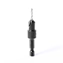 Timberline 608-114 Quick Release Countersink for No.8 Wood Screw Size by 7/64-Inch Diameter by 3/8-Inch Carbide Tipped Hex Shank