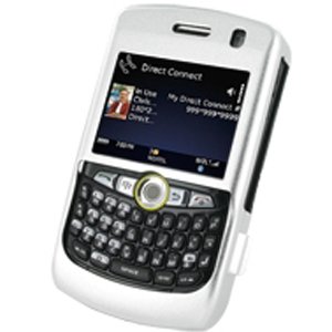 Metal Aluminium Hard Case for BlackBerry Curve 8350i (Silver)