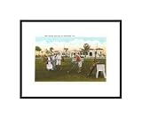 Golf Course, Hollywood, Florida Photography Pre-Matted Poster Print, 11x14