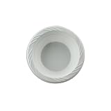 Huhtamaki 82212 12 oz Chinet Popular Choice White Light Weight Plastic Bowl (8 Packs of 125)