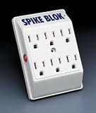 Tripplite TPL-SPIKEBLOK 6 Outlet Wall Mount 750 Joule