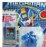 Megaman Nt Warrior Spout Soul Battlechip Disk & 2 Action Figure