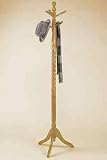 Twisted Oak Coat Tree Rack, 72