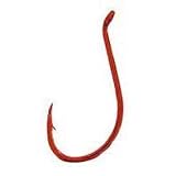 Gamakatsu Red Octopus Hook, 100 Pack, Size: 6