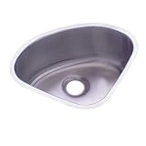 Lustertone 13 x 13 Undermount Stainless Steel Corner Sink Set