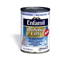 Enfamil Prosobee Lipil Infant Formula Concentrate Liquid - 13 oz/can,12 cans
