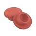Wheaton 224100-172 Rubber 20mm Straight Plug Style Stopper, Natural Red Rubber/45 (Case of 1000)