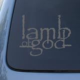 LAMB OF GOD - Vinyl Car Decal Sticker #A1621 | Vinyl Color: Silver