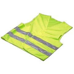 Hama 00083977 Automotive Warnweste, Neongelb