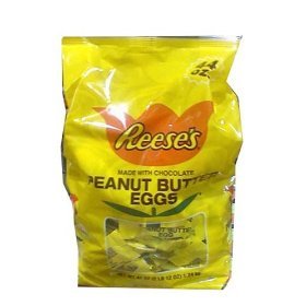 Reeses Peanut Butter Cup Eggs Easter Candy 88 Oz (44 Ounce Bag Pack of 2)