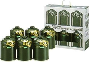 キャプテンスタッグ(CAPTAIN STAG) レギュラーガスカートリッジ CS-500<6個組> M-8806