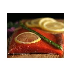 10 Pounds Fresh Sockeye Salmon Fillets by Wild Alaskan Smoked Salmon & Seafood