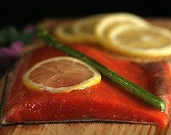 25 Pounds Fresh Sockeye Salmon Fillets by Wild Alaskan Smoked Salmon & Seafood