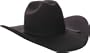 Bailey Western Hazer 5X Hat Black/7 1/4