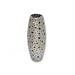 Gro�e Design Vase Carrie 1, chrom/silber