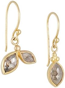 REBECCA OVERMANN - Asymmetrical Earrings with Diamonds