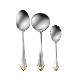 Oneida Golden Kenwood 3-Piece Hostess Set by Oneida