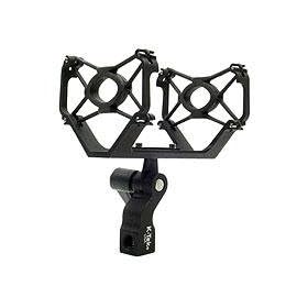 K-Tek 3.5 Universal Microphone Suspension Shockmount with Deluxe 4 Point Polymer Microphone Suspenders