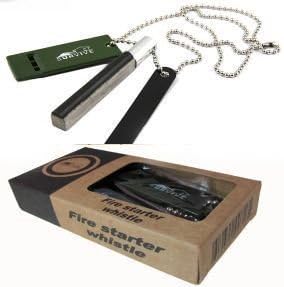 SURVIVE Survival Fire Starter Kit Magnesium Striker Flint
