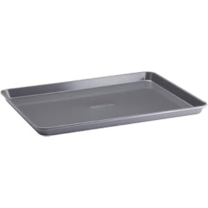 Bonjour Commercial Nonstick Bakeware 13 Inch by 18 Inch Jelly Roll Pan by BonJour