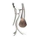 eShave Flame Shave Set- Includes Fine Badger, Shaving brush And 3  Blade Razor