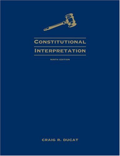 Constitutional Interpretation
