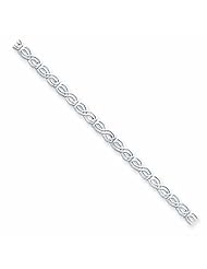 14k White Gold Fancy Bracelet