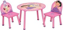 Dora the Explorer Round Table and Chairs Set by Delta