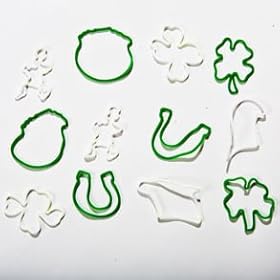 St. Patricks Day Rubber Band Bracelets