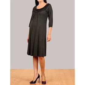 A Pea in the Pod Collection: Bailey 44 3/4 Sleeve Trapeze Maternity Dress