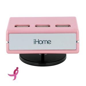 Lifeworks, 7-Port USB 2.0 Hub Pink (Catalog Category: USB Hubs & Converters / Hubs- USB)