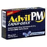 Advil PM Liqui Gels Pain Reliever, Nighttime Sleep Aid Capsules - 16 Ea