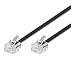 Telefon Modularanschlu�kabel 2x RJ11 Stecker; 4-polig belegt 1:1 - 15m