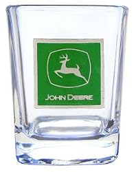 John Deere Square Shot Glass - NASCAR NASCAR Fan Shop Sports Team Merchandise