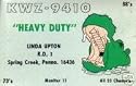 QSL Post Card From Spring Creek, Penna.