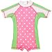 Infant Girls Polkadot Pink UV Rash Suit