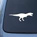 TYRANNOSAURUS REX DINOSAUR - Vinyl Car Decal Sticker #1754 | Vinyl Color: White