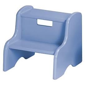 Click here to buy Child's Classic Wooden Step Stool in Powder Blue.